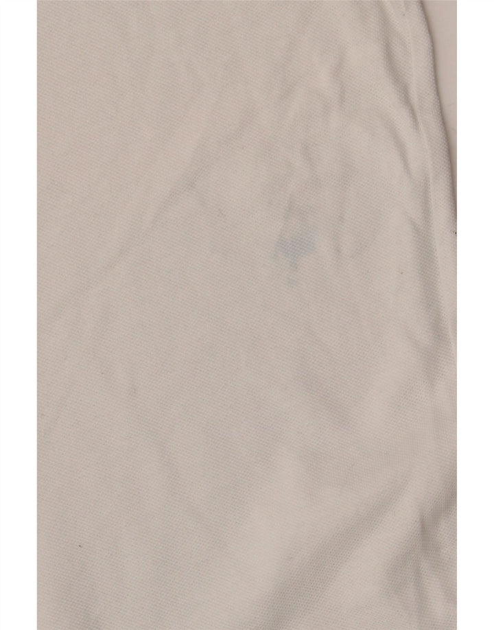 Tricou polo Lyle & Scott pentru bărbați, bumbac alb mediu