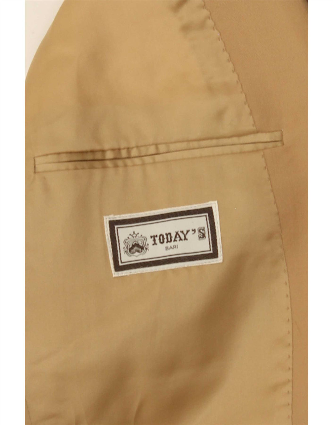 Costum pentru bărbați vintage din 2 bucăți UK 38 Medium L36 L29 Bej