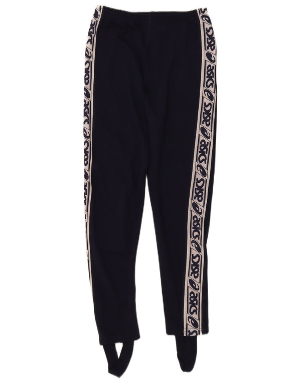 Leggings cu etrier grafic Asics pentru femei UK 14, mare, bleumarin, color block