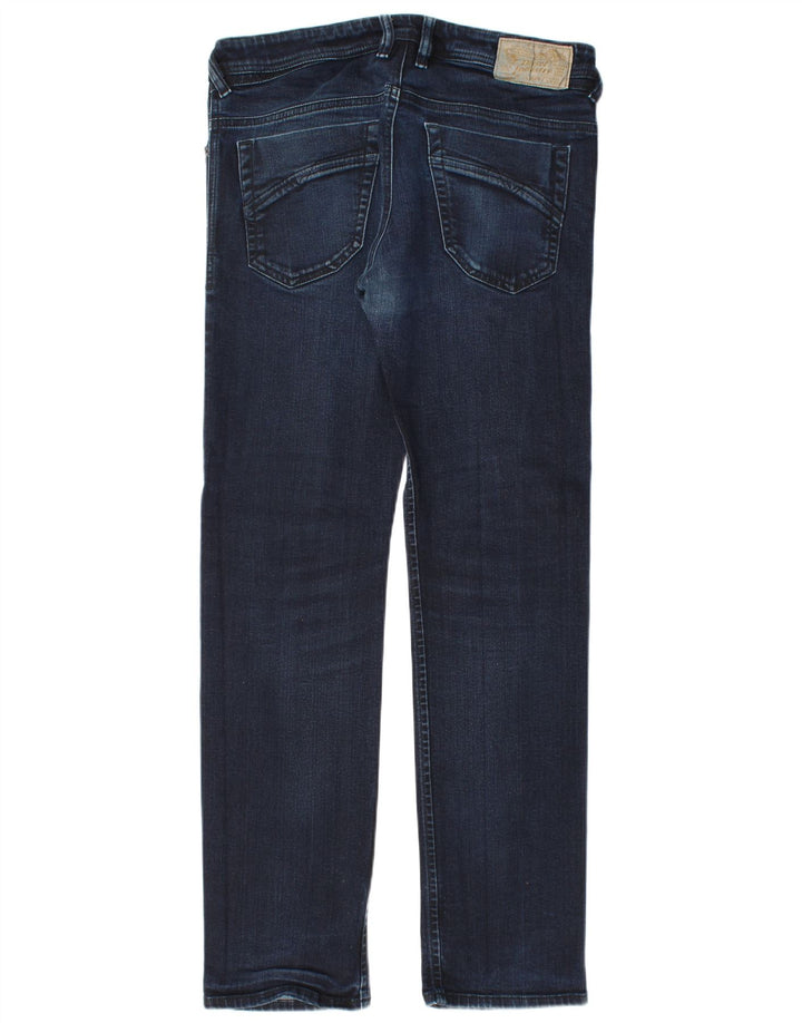 Blugi subțiri pentru bărbați Diesel W32 L32 Bumbac bleumarin