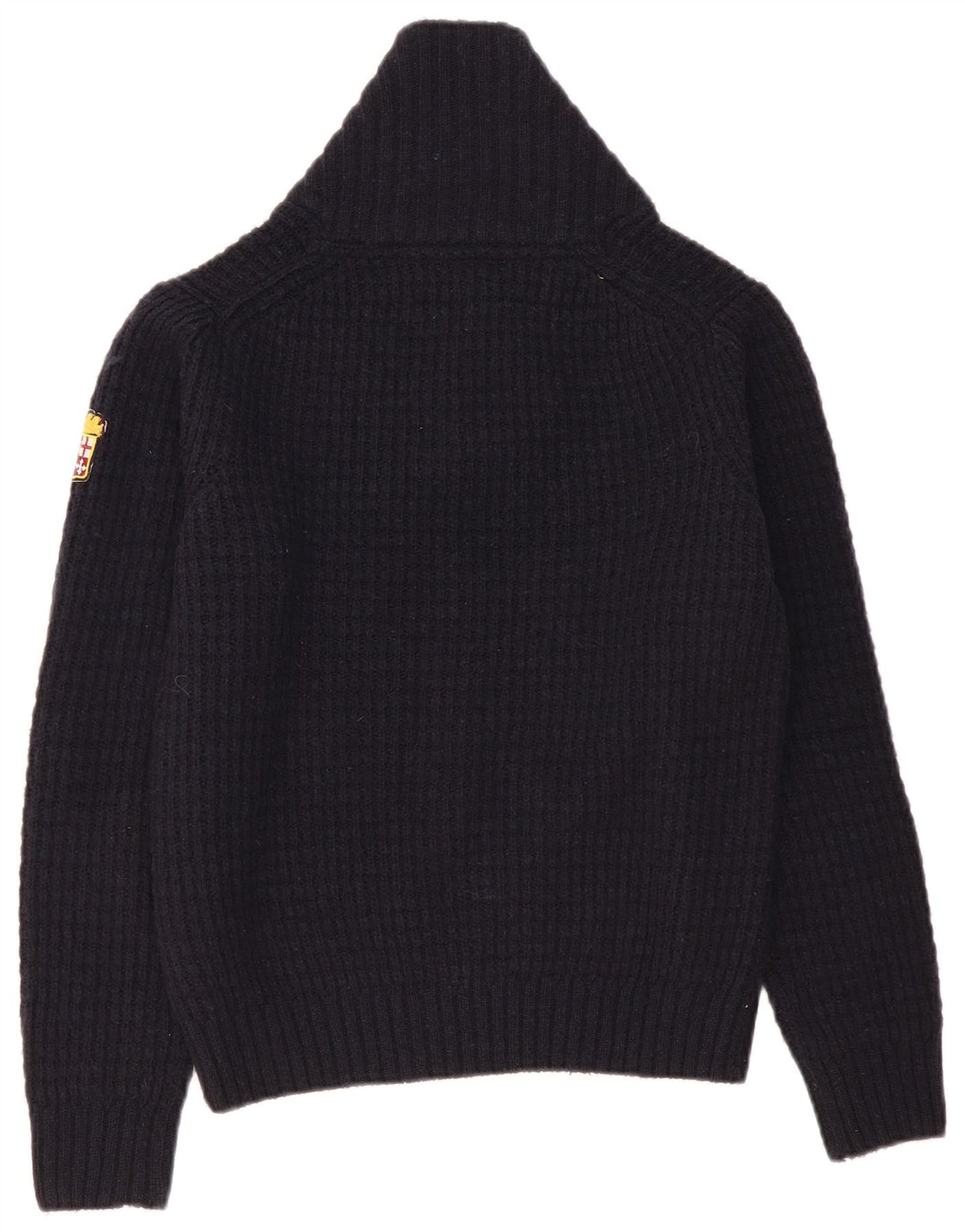 MARINA MILITARE Pulover cu gât șal pentru femei UK 10 Mic Bleumarin