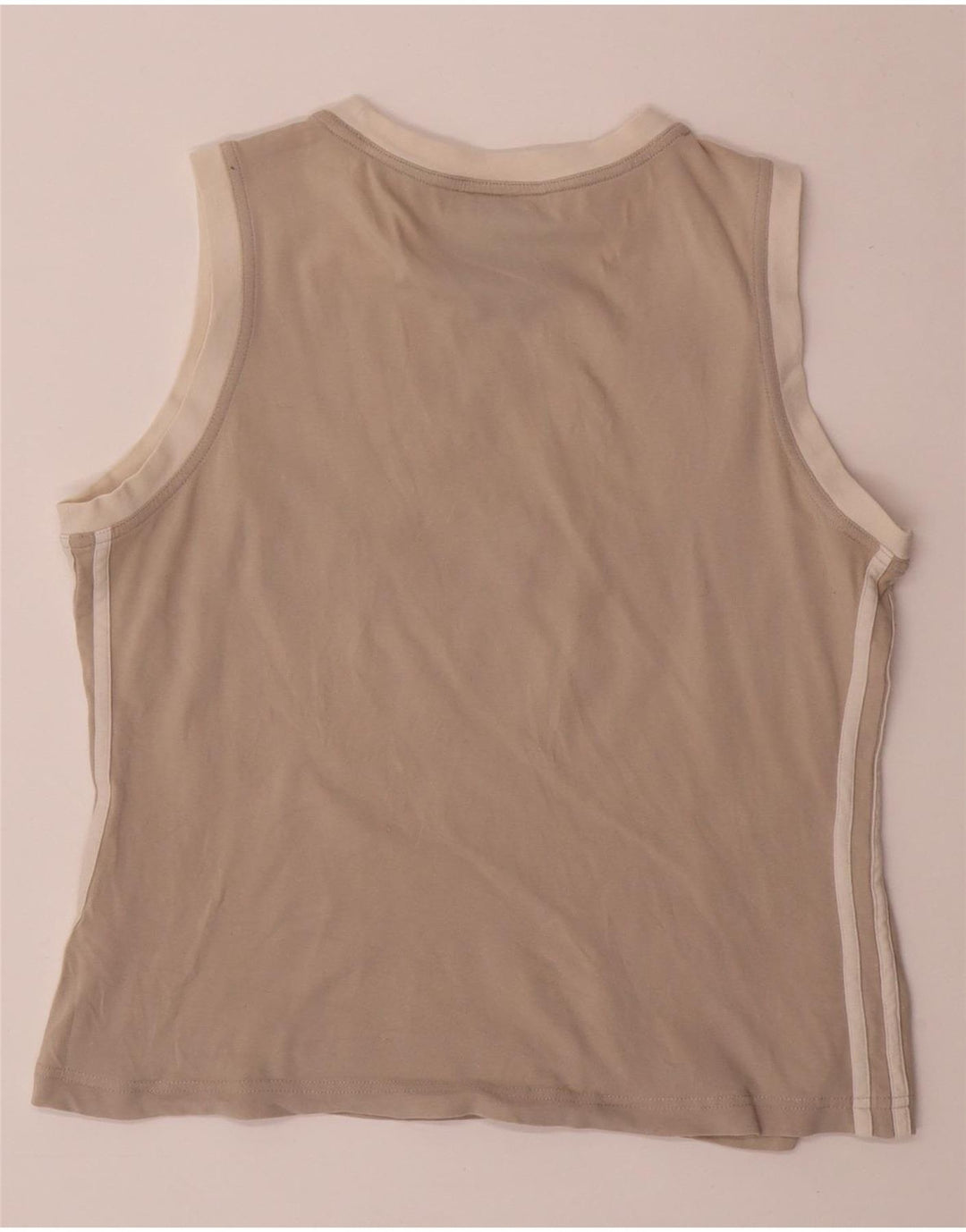 ADIDAS Crop Vest Top pentru femei UK 14 Large Gri