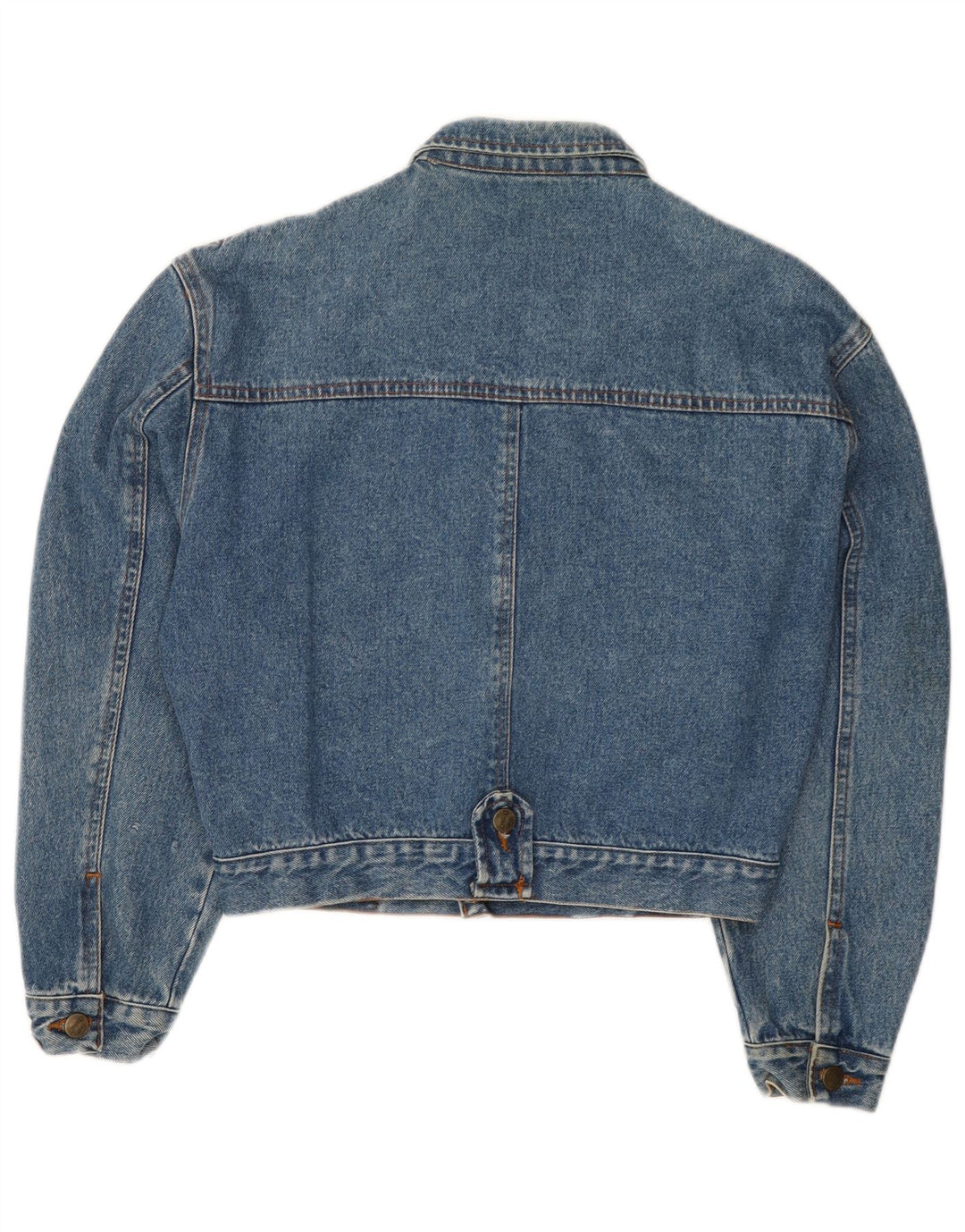 Jachetă Vintage Băieți Denim 14-15 Ani Albastru Mediu