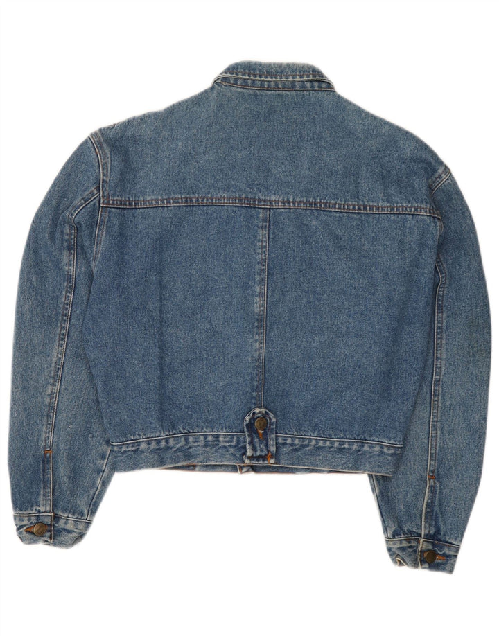 Jachetă Vintage Băieți Denim 14-15 Ani Albastru Mediu