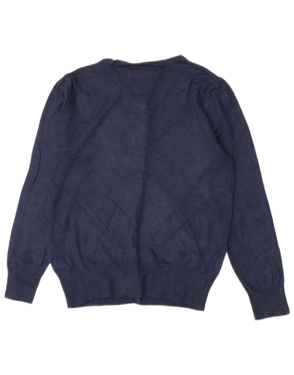 Pulover cardigan pentru femei Marks & Spencer UK 12 Medium Bleumarin Viscoză