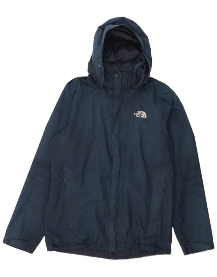Jachetă de ploaie cu glugă The North Face pentru bărbați UK 38 Medium Bleumarin Poliester