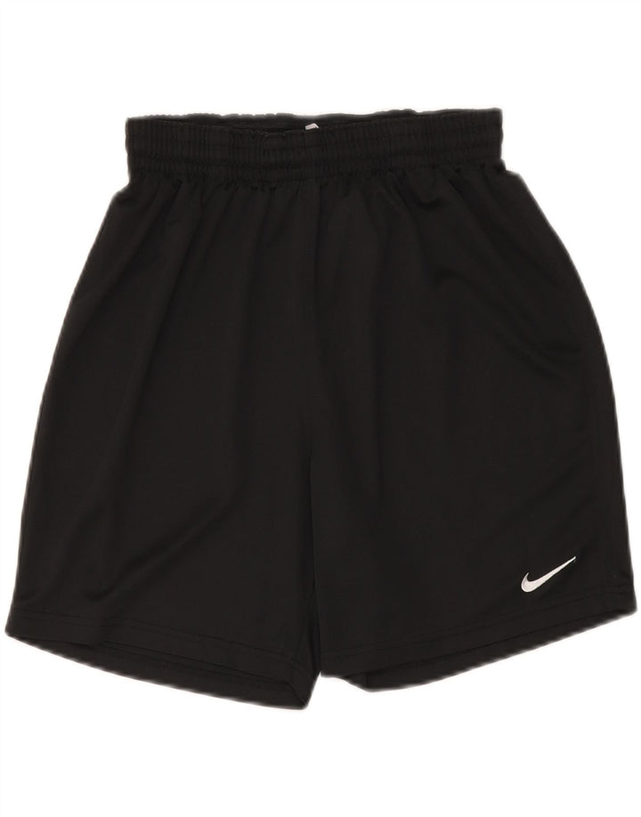 Pantaloni scurți sport Nike pentru bărbați, poliester mediu negru