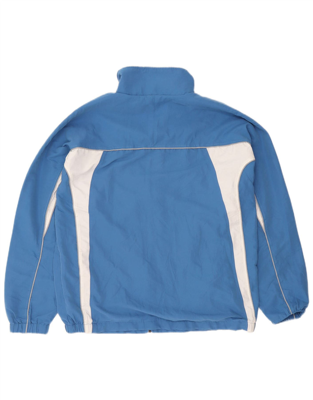 Jachetă de top pentru trening grafic Asics pentru bărbați, albastru mediu, poliester color bloc