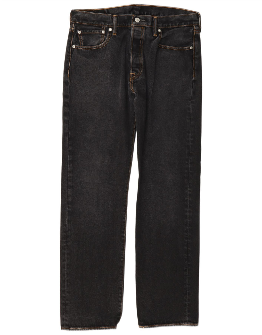 Blugi drepti pentru bărbați Levi's 501 34 L34 bumbac gri
