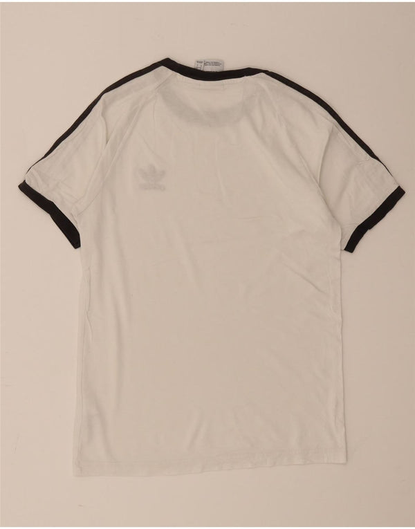 Tricou pentru bărbați Adidas Top mic, alb, bumbac