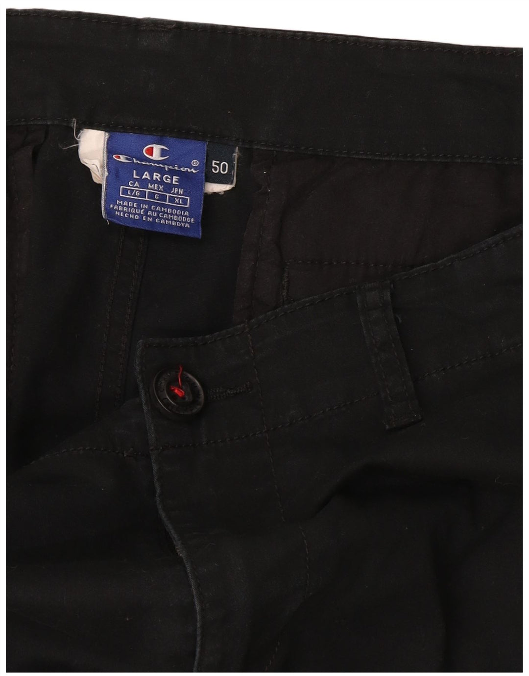 Pantaloni scurți cargo pentru bărbați CHAMPION IT 50 Large W34 Black