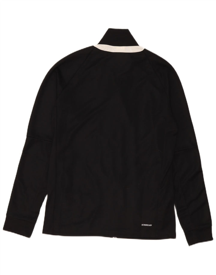 Jachetă pentru trening Adidas Aeroready pentru bărbați, poliester mediu negru