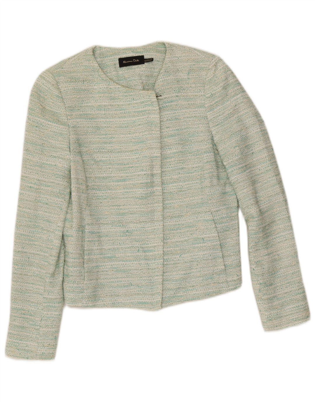 Jachetă pentru femei Massimo Dutti, cu fermoar complet, EU 38, verde, moale