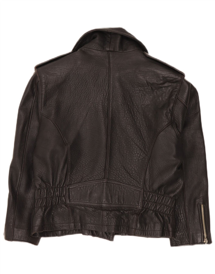 Jachetă Biker din piele pentru femei Chevignon UK 14 Medium Black