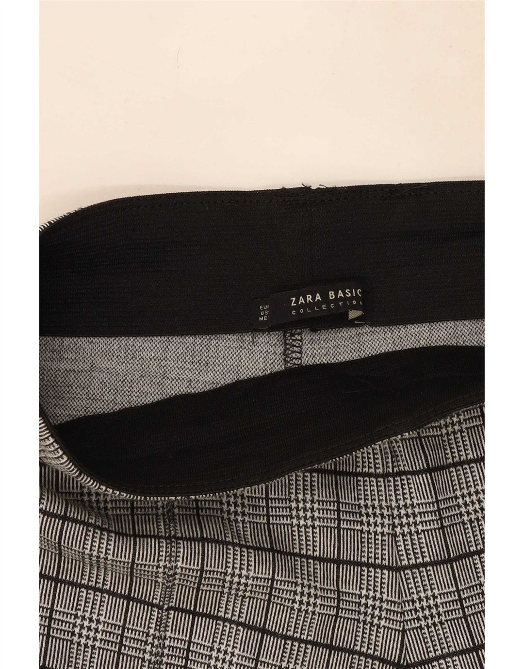 Leggings pentru femei Zara UK 14 Medium Black Houndstooth