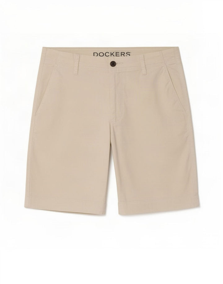 Pantaloni scurți chino Dockers pentru bărbați, mediu W30, bumbac alb