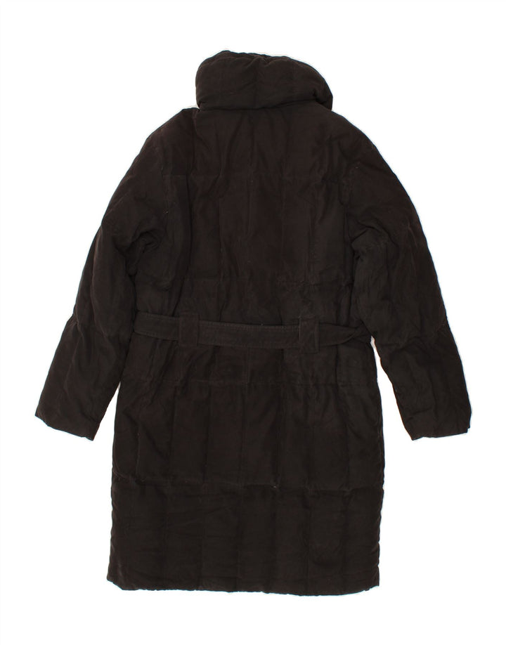 BEST COMPANY Womens Padded Coat UK 16 Large Black Polyester Vintage Best Company and Second-Hand Best Company from Messina Hembry 