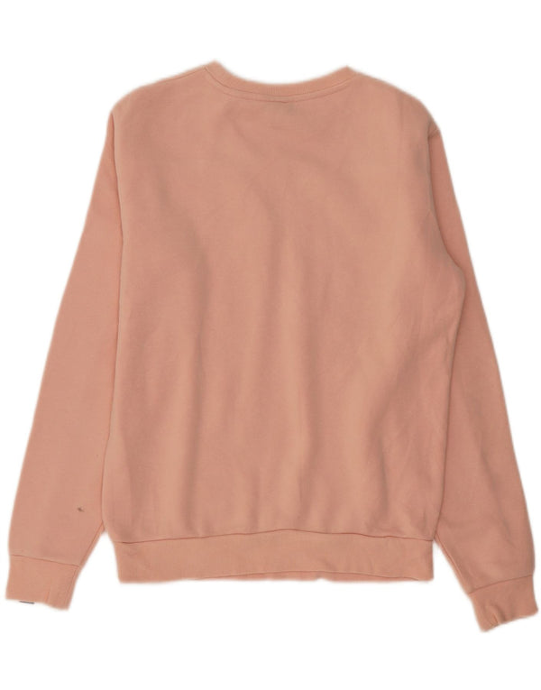 Ellesse Womens Graphic Oversized Sweatshirt Jumper UK 10 Small Orange