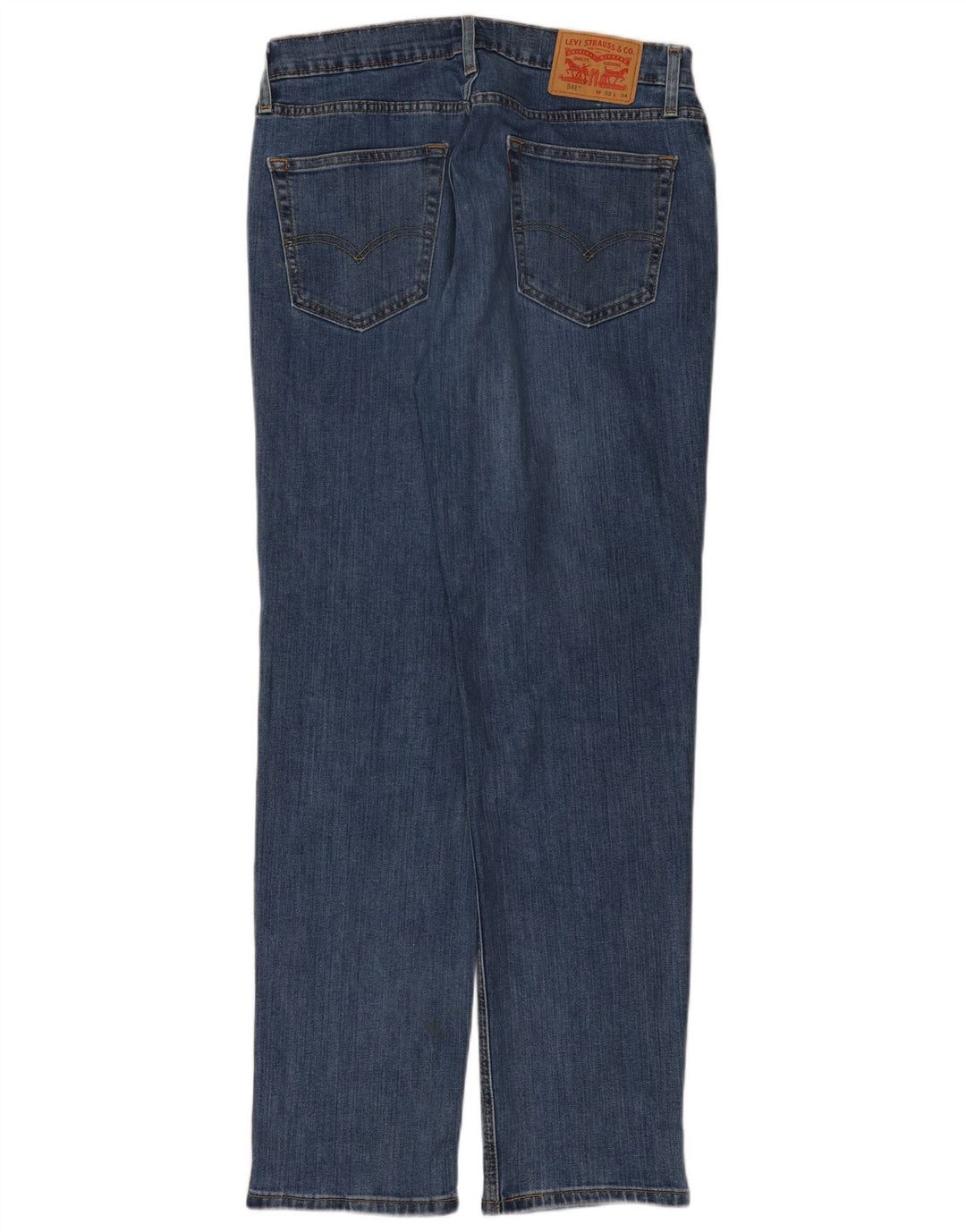 Blugi drepti pentru bărbați Levi's 541 Athletic W32 L34 Bumbac albastru