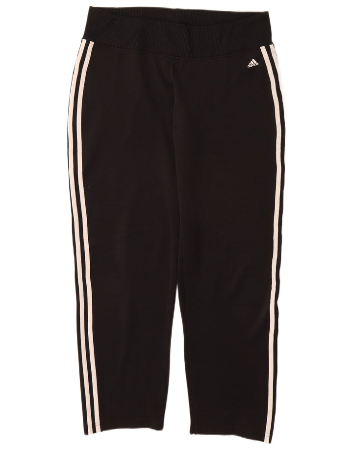 Pantaloni de trening ADIDAS pentru femei UK 16 Poliester negru mare