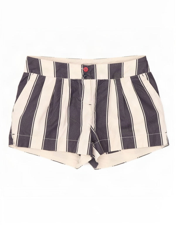 Pantaloni scurti chino pentru femei Joules UK 8 Small W27 Bumbac cu dungi albastre