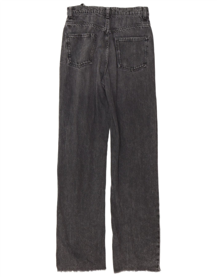 Blugi drepti pentru femei Zara EU 36 Mici W26 L33 Bumbac gri