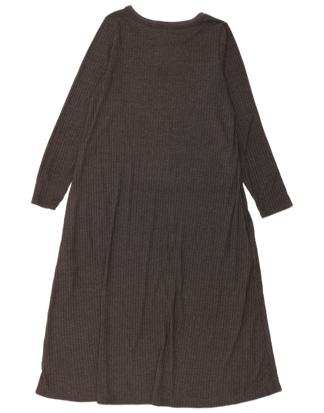 Rochie maxi cu mânecă lungă pentru femei Marks & Spencer UK 16 mare poliester gri
