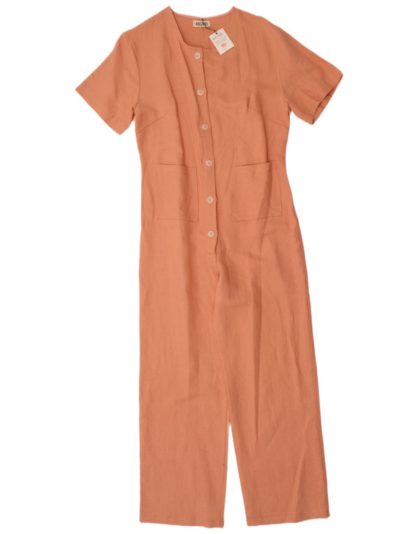Salopetă vintage pentru femei UK 10 Small Orange