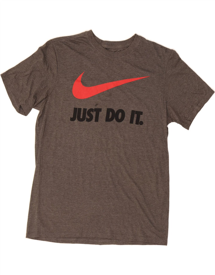 NIKE Mens Athletic Cut Graphic T-Shirt Top XL Grey Vintage Nike and Second-Hand Nike from Messina Hembry 