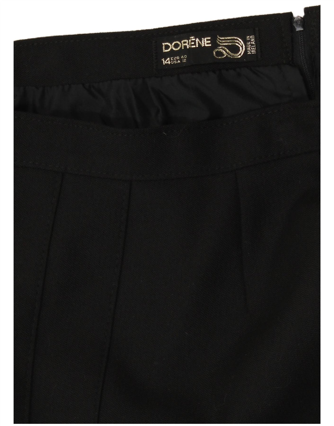 Fusta A-Line plisată cu talie înaltă pentru femei UK 14 Medium W28