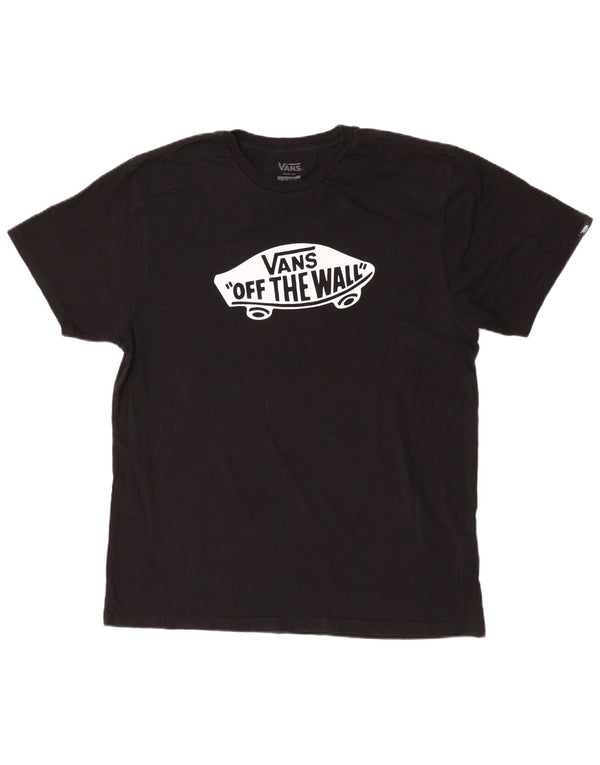 Tricou grafic Vans Slim Fit Top XL bumbac negru