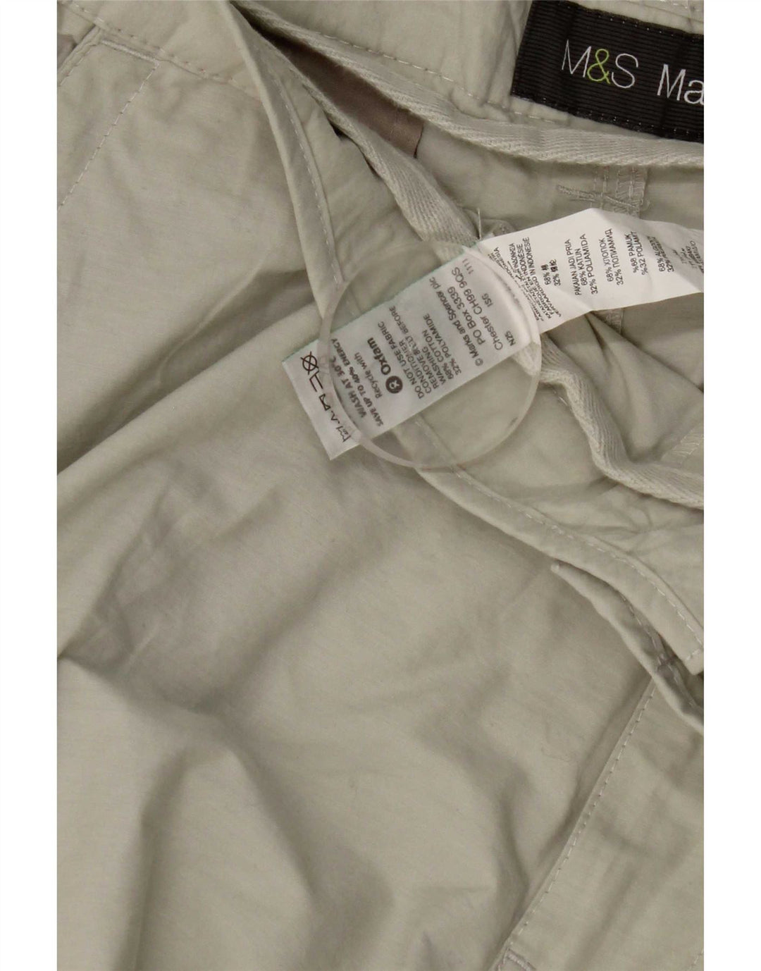 Bermude pentru bărbați Marks & Spencer Cargo W38 XL, bumbac, bej