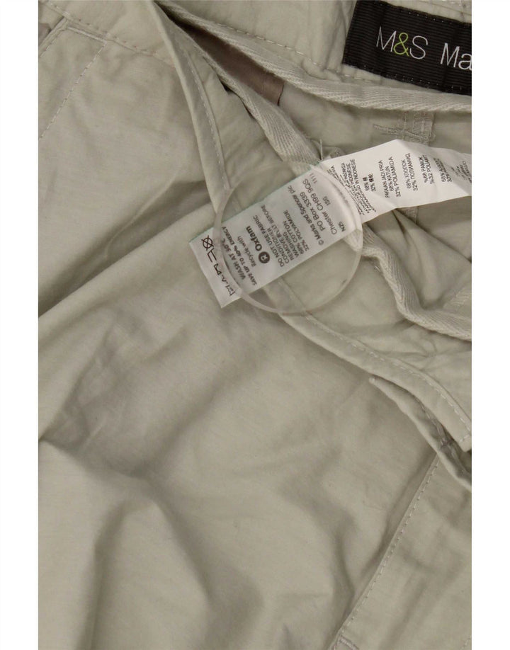 Bermude pentru bărbați Marks & Spencer Cargo W38 XL, bumbac, bej