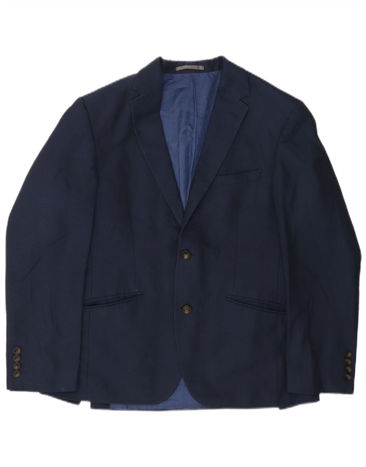 Sacou Marks & Spencer pentru bărbați, cu 2 nasturi, EU 48, bleumarin mediu