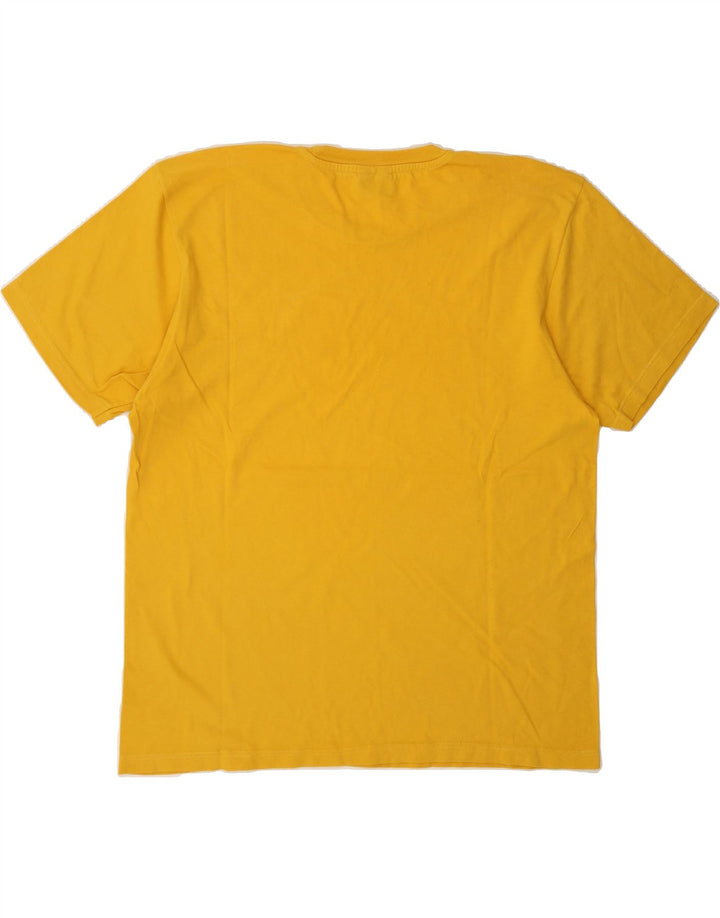 CHAMPION Mens Graphic T-Shirt Top Large Yellow Cotton Vintage Champion and Second-Hand Champion from Messina Hembry 