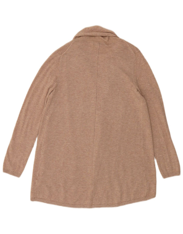 Pulover cardigan deschis pentru femeie Zara UK 14, mare, bej, pete