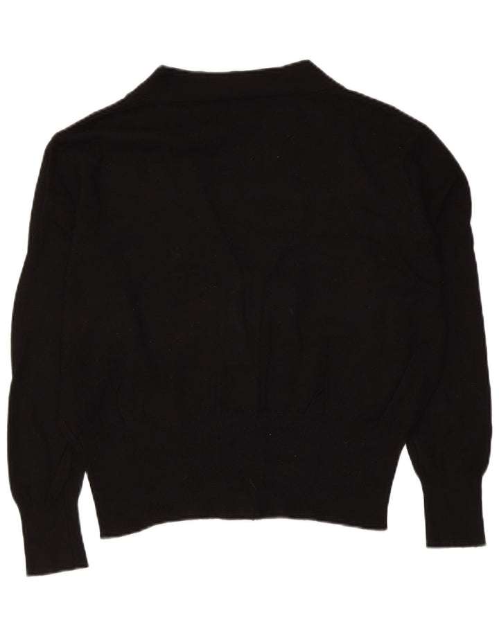 Pulover cardigan pentru femei ZARA UK 14 Medium Negru