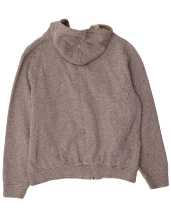 Pulover Fila Graphic Zip pentru femei UK 16, mare, gri bumbac