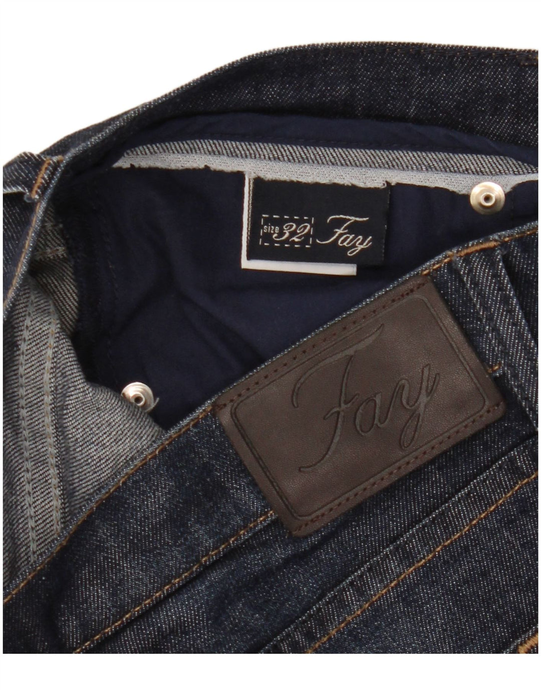 Blugi Fay pentru femei L32 L28 Bumbac bleumarin