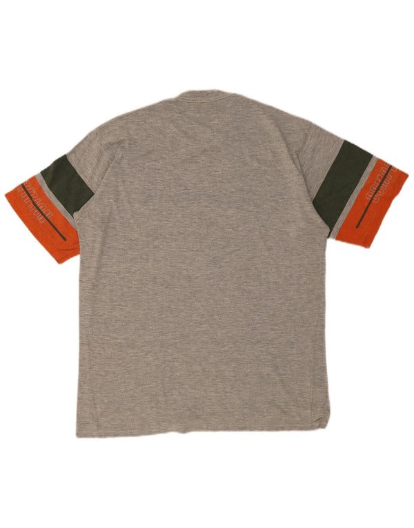 Tricou grafic Asics pentru bărbați Top Medium Gri Colorblock