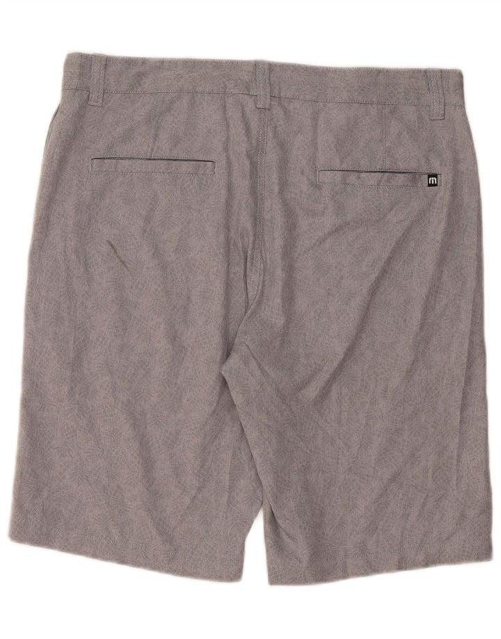 Pantaloni scurți chino pentru bărbați Travis Mathew W34, mari, gri, florale