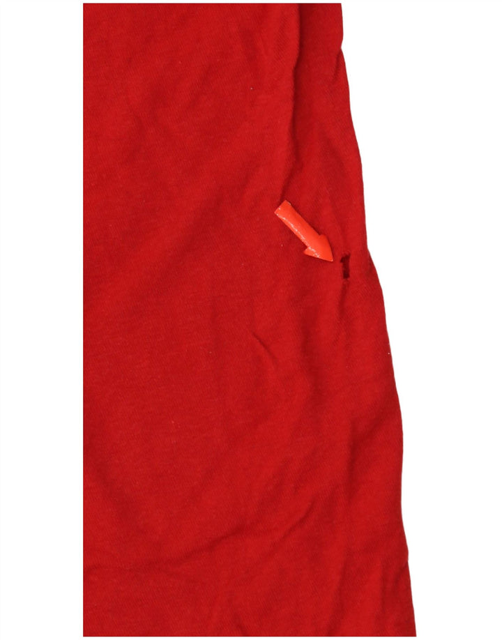 Tricou grafic Vans pentru baieti Top 10-11 ani bumbac rosu mediu