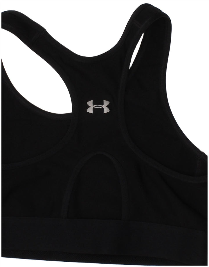 Sutien sport grafic pentru femei Under Armour, mic, negru, poliester sport