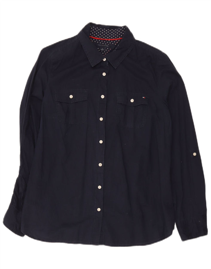 Cămașă Tommy Hilfiger pentru femei UK 14 Medium Bleumarin