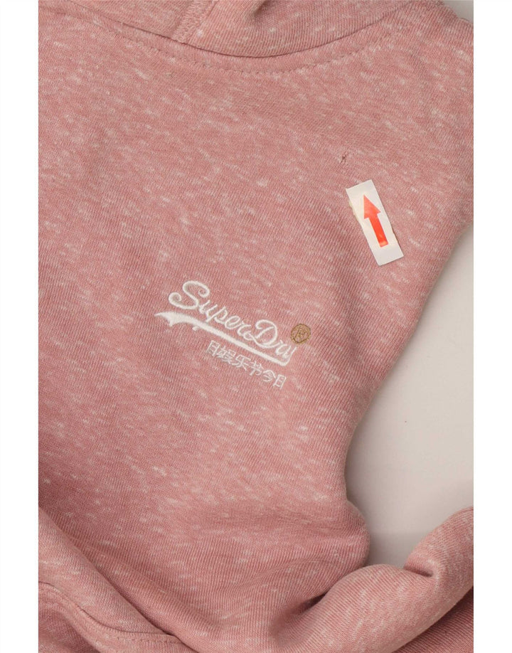 Pulover Superdry pentru damă, UK 12, poliester cu pături roz mediu