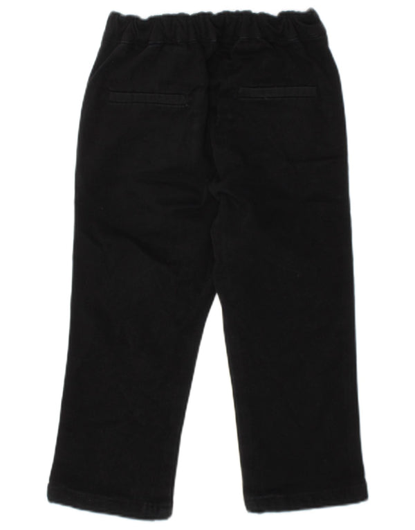 BURBERRY Baby Boys Straight Casual Trousers 12-18 Months W18 L11 Black