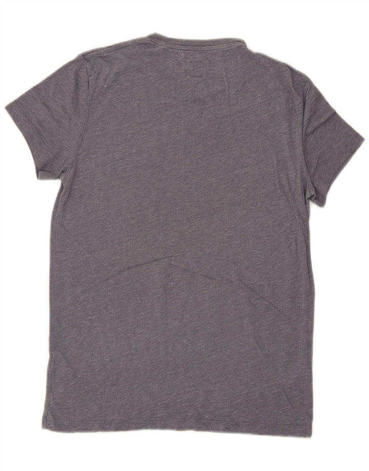 Tricou Jack Wills pentru bărbați Top mic, gri, bumbac cu pete