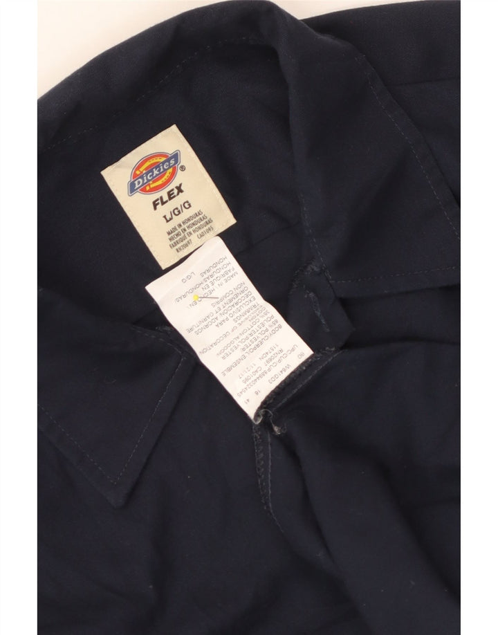 Cămașă Flex pentru bărbați Dickies, mare, albastru, poliester