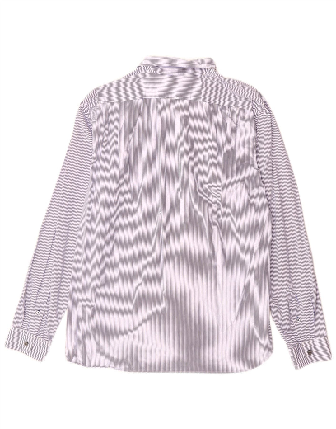 Cămașă pentru bărbați American Eagle slim fit, bumbac cu dungi albastre mari