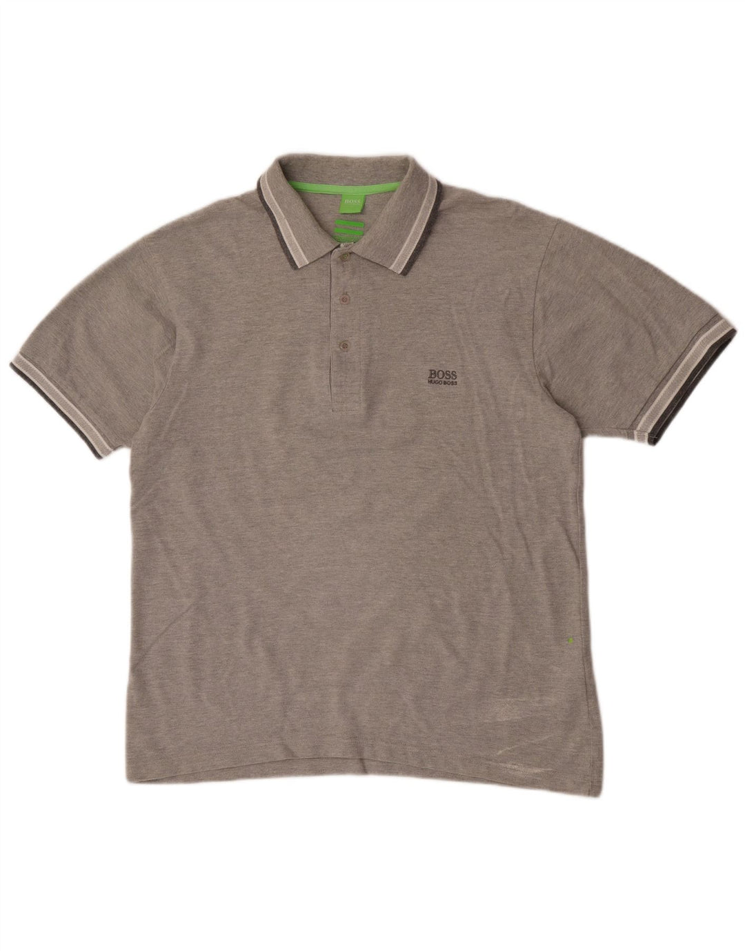 Cămașă polo pentru bărbați Hugo Boss Modern Fit XL bumbac gri